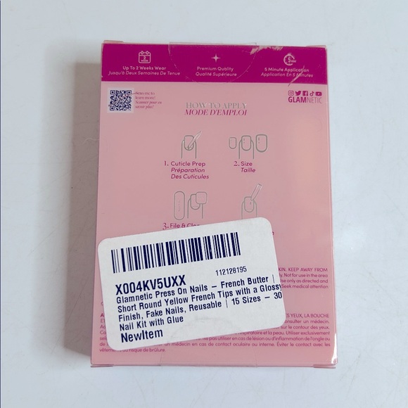 Glamnetic Press On Nails French Butter - Picture 7 of 10